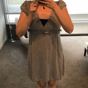 Grey Max Studio XS Empire Dress